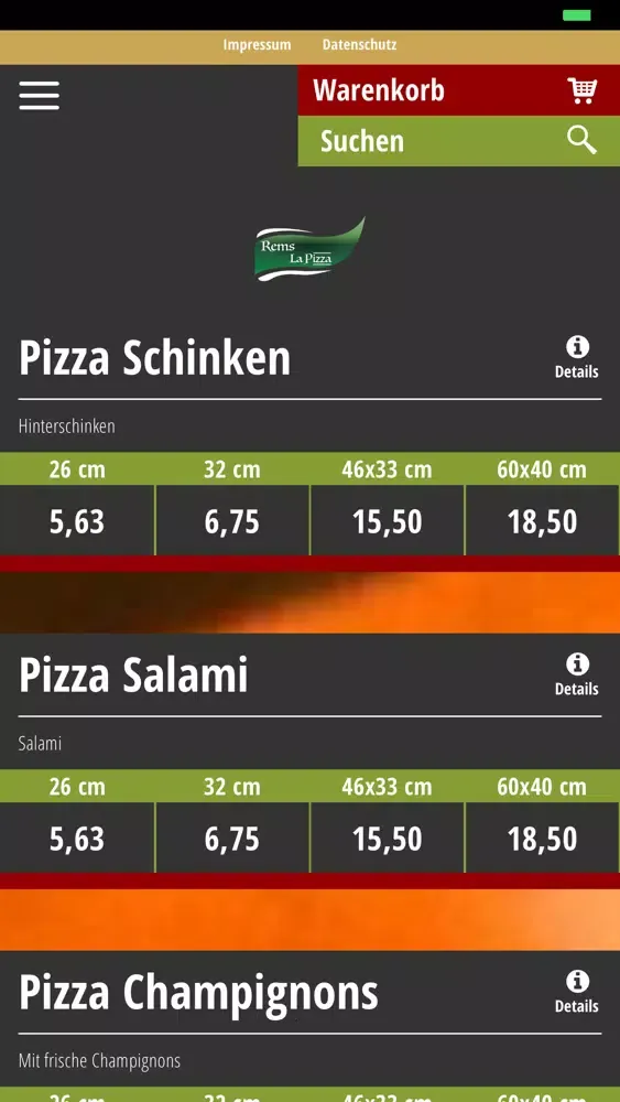 Rems LaPizza應用截圖