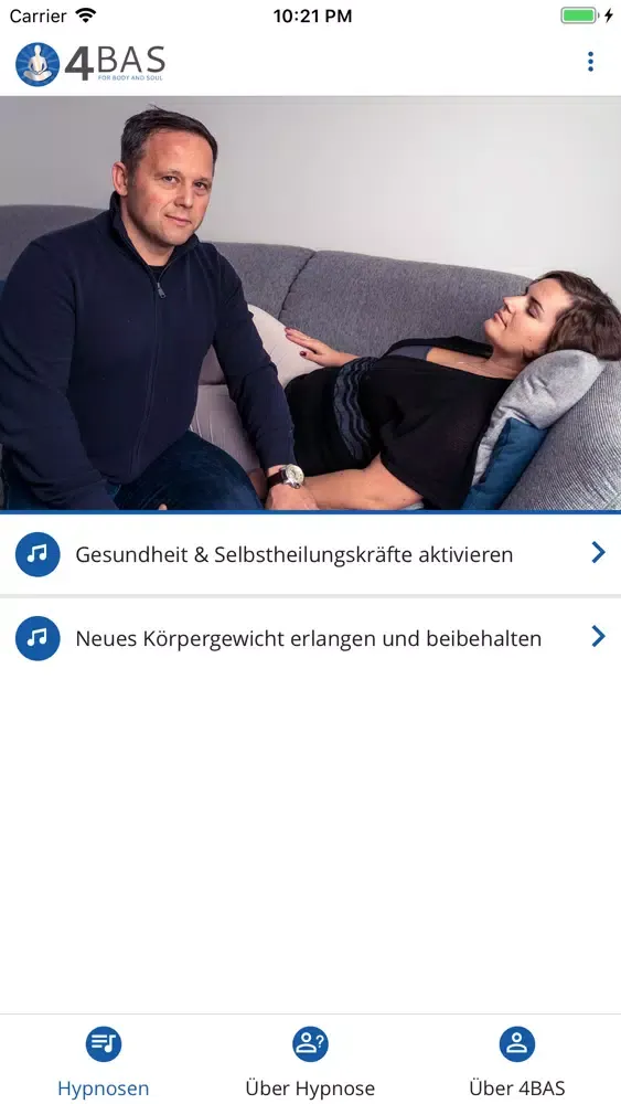 Tangkapan skrin 4BAS - Gesundheit