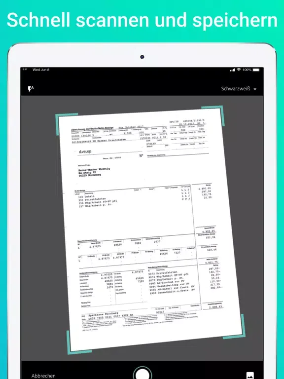 d.velop documents light iPad  Screenshots