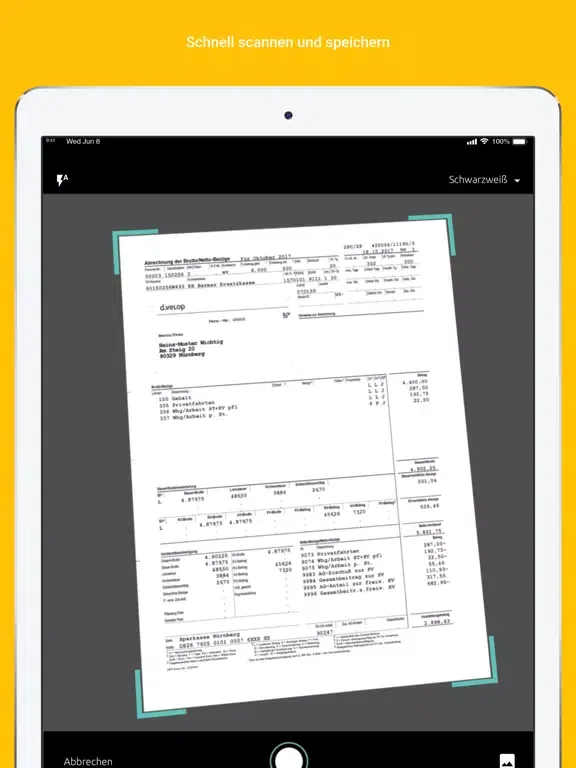 Captures d'écran de MyGastroDocx iPad 