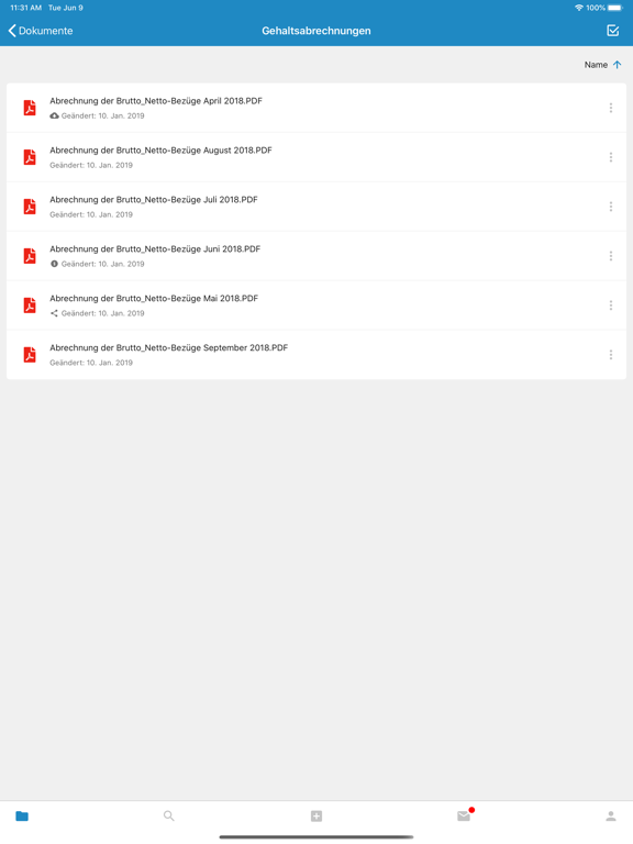 d.velop postbox iPad  Screenshots