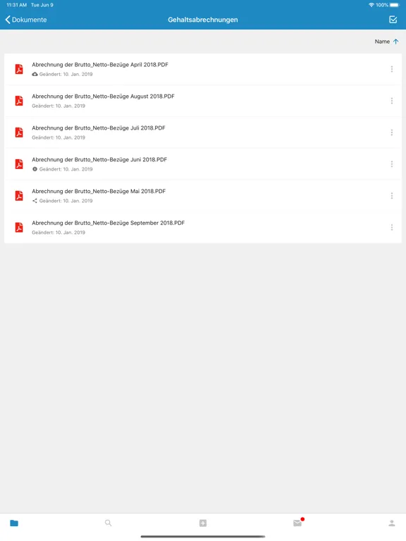 d.velop postbox iPad 应用截图