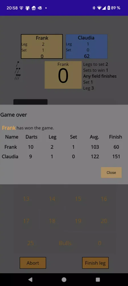 Darts स्क्रीनशॉट