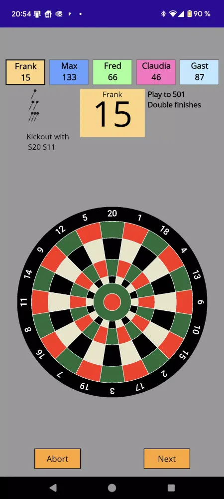 Darts स्क्रीनशॉट