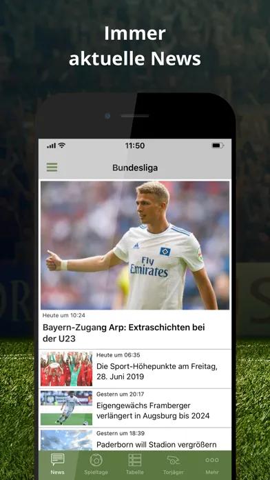 Pocket Liga - Fussball Live应用截图