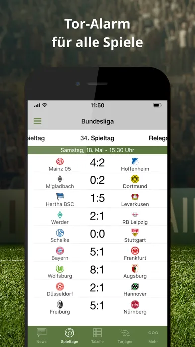 Pocket Liga - Fussball Live应用截图