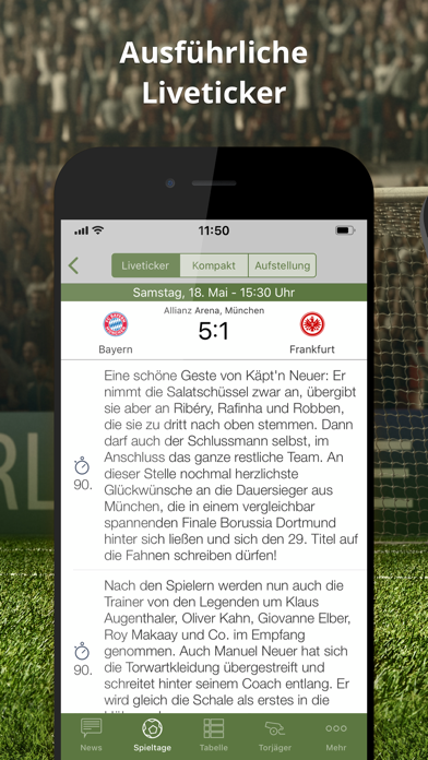 Pocket Liga - Fussball Live Screenshots