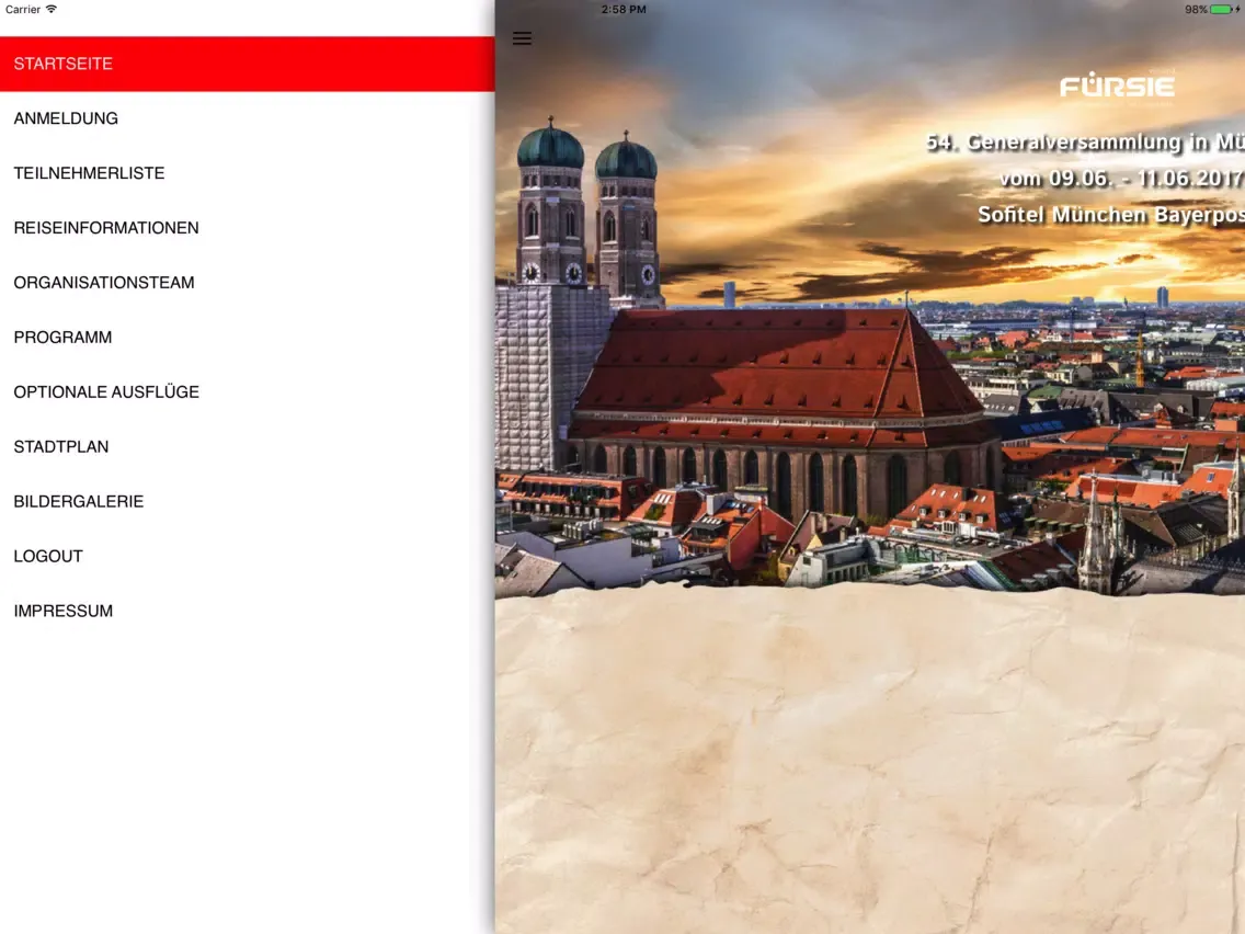 FÜR SIE Handelsgenossenschaft iPad  Screenshots