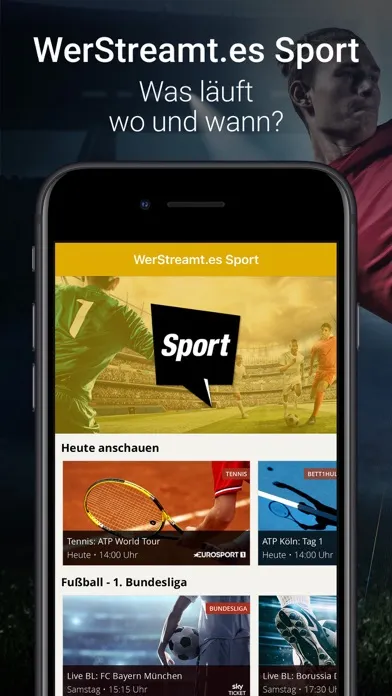 WerStreamt.es? Sport Screenshots