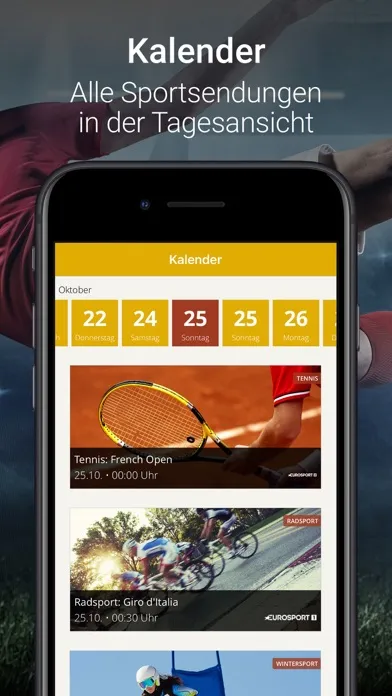 WerStreamt.es? Sport Screenshots