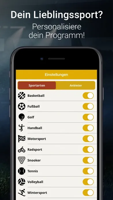 WerStreamt.es? Sport Screenshots