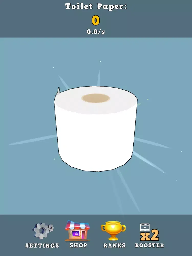 Capturas de tela do Toilet Paper Clicker iPad 