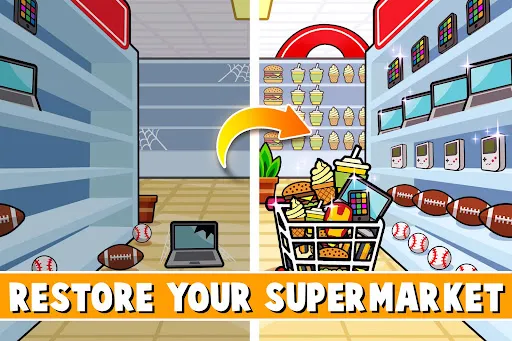 Capturas de tela do Idle Shop