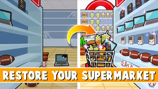 Capturas de tela do Idle Shop