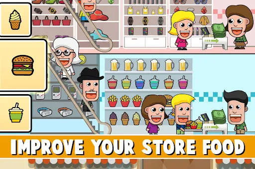 Capturas de tela do Idle Shop