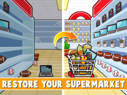 Capturas de tela do Idle Shop