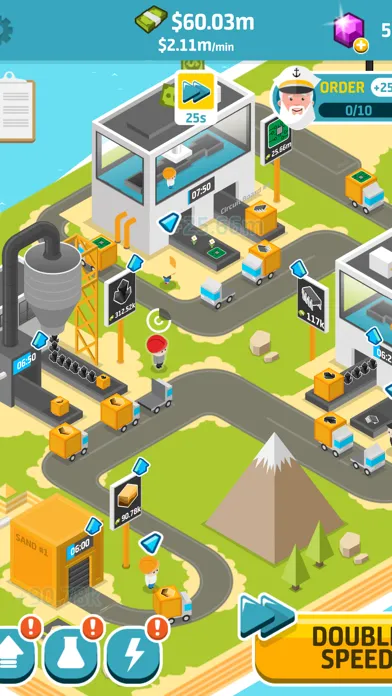 Tangkapan layar Idle Industry World