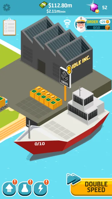Tangkapan layar Idle Industry World
