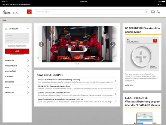 Zrzuty ekranu GC iPad 