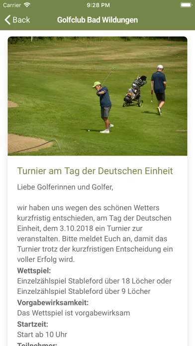 Golfclub Bad Wildungen应用截图