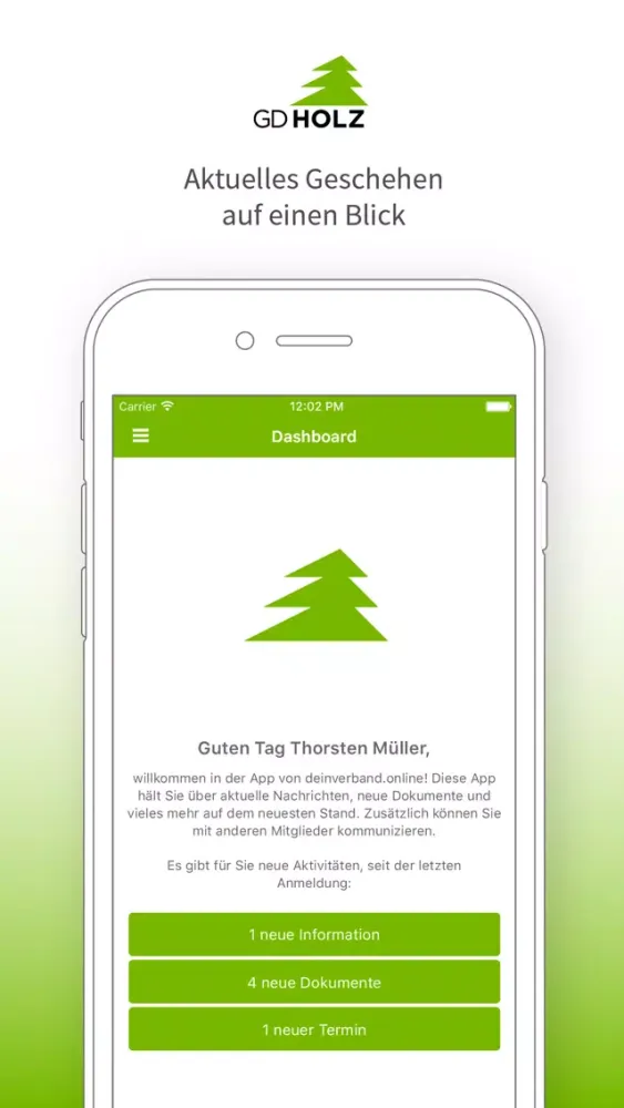 Скриншоты GDHolz-App