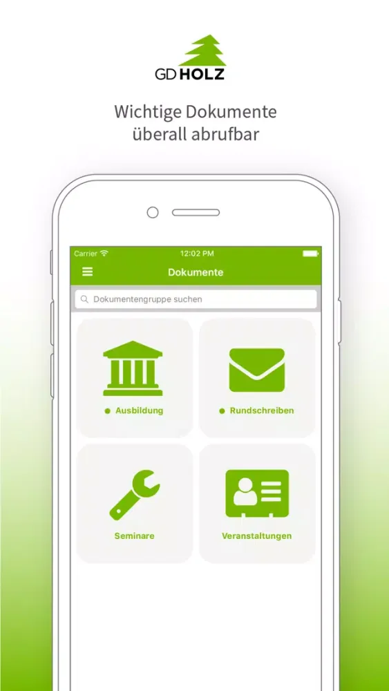 Скриншоты GDHolz-App