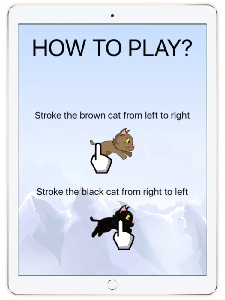 Tangkapan skrin Meoww iPad 