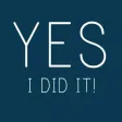 Yes, I did it