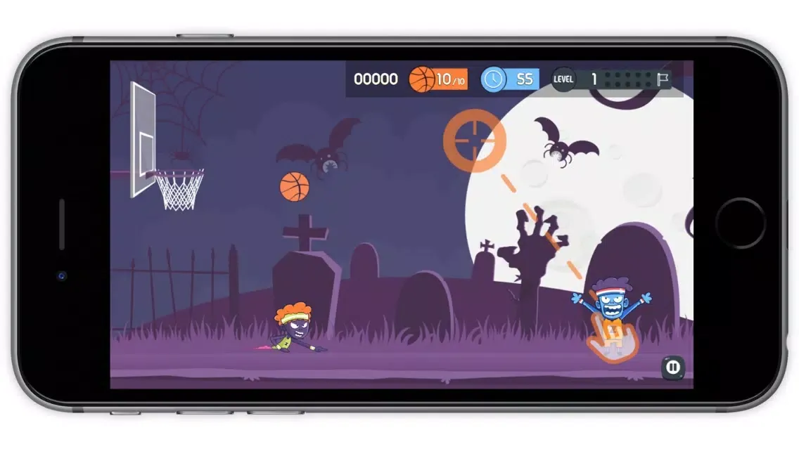 Zombies vs Basketball سکرین شاٹس