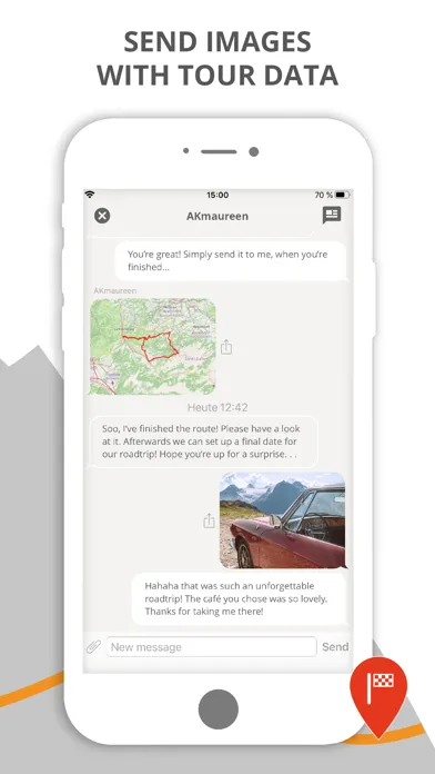 motocompano route & road trip Screenshots