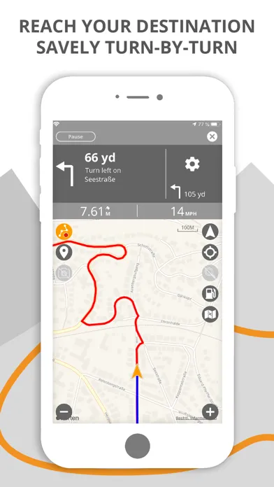 motocompano route & road trip Screenshots