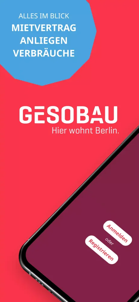 Скриншоты GESOBAU Berlin App