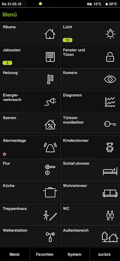 Gira HomeServer/FacilityServer Screenshots