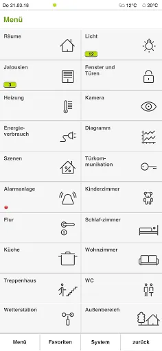 Gira HomeServer/FacilityServer Screenshots