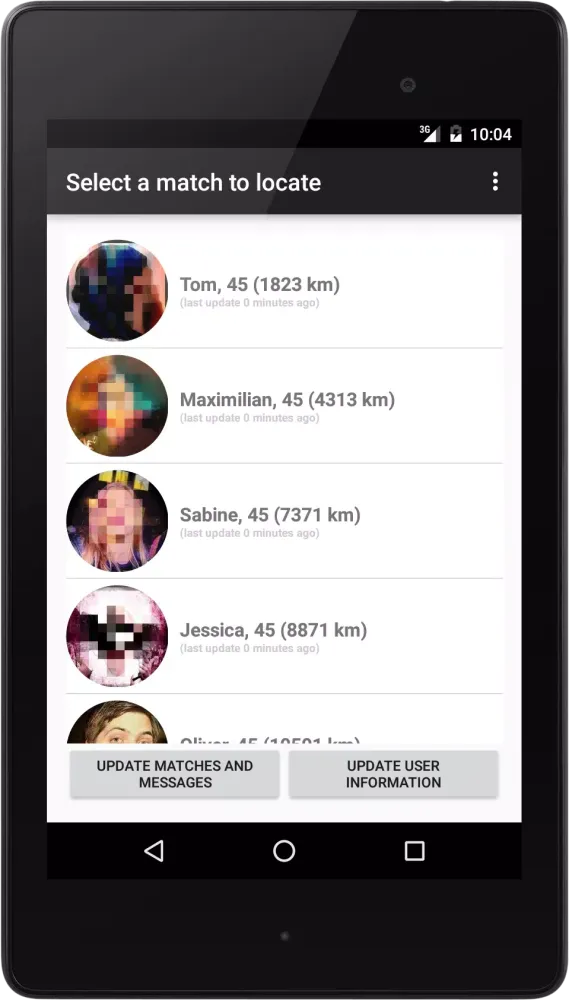 Tinder Finder應用截圖