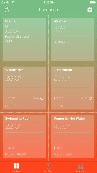 Smart Room Heating App应用截图