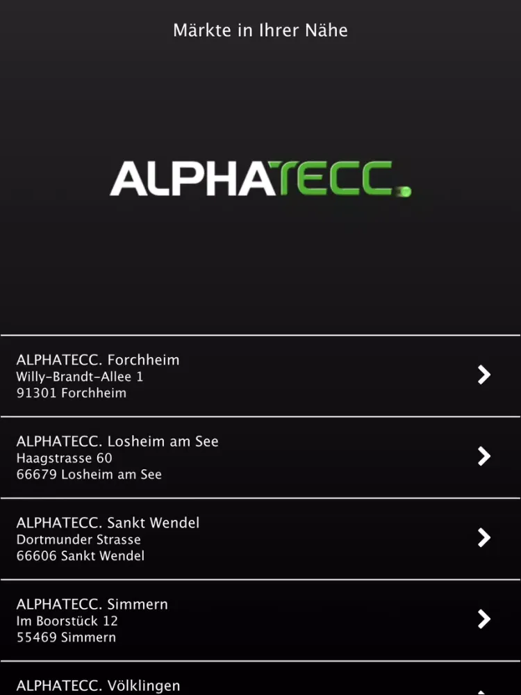 ALPHATECC. App iPad  স্ক্রিনশট