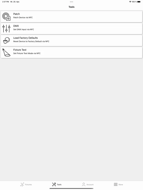 GLP iQ.Service iPad  Screenshots