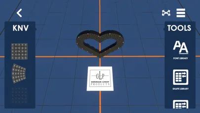 Capturas de tela do GLP KNV Designer