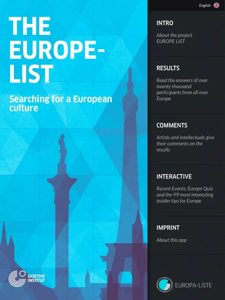 Capturas de tela do EUROPE-LIST – Searching for a european culture iPad 