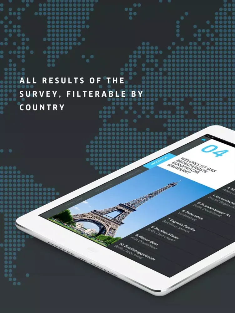 Capturas de tela do EUROPE-LIST – Searching for a european culture iPad 