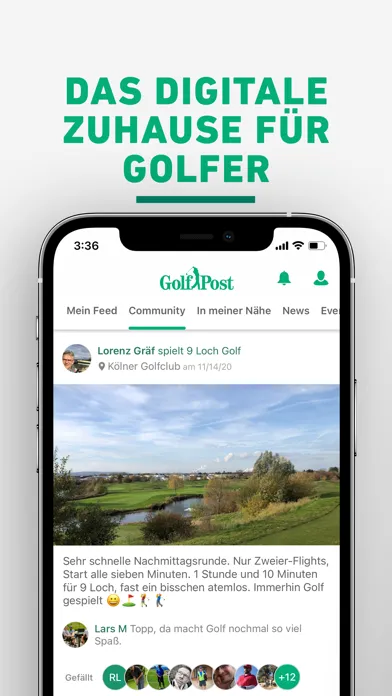 Capturas de tela do Golf Post - Community & News