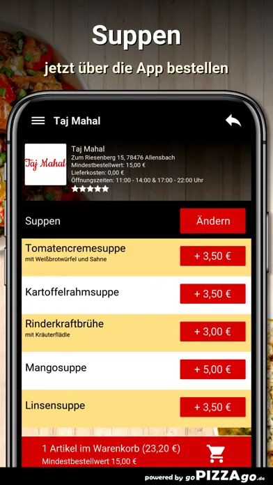 Zrzuty ekranu Taj Mahal Allensbach