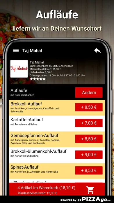 Zrzuty ekranu Taj Mahal Allensbach