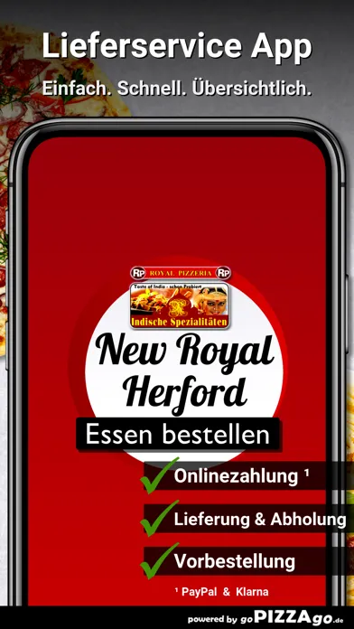 Zrzuty ekranu New Royal Pizzeria App