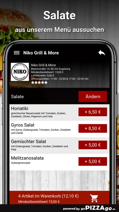 Ảnh chụp màn hình của Niko Grill & More Augsburg