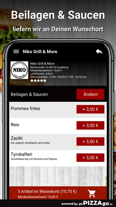 Ảnh chụp màn hình của Niko Grill & More Augsburg