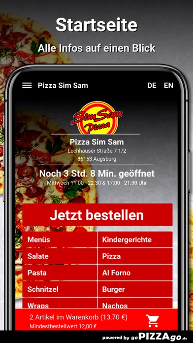 تصاویر Pizza Sim Sam Augsburg