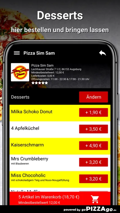 تصاویر Pizza Sim Sam Augsburg