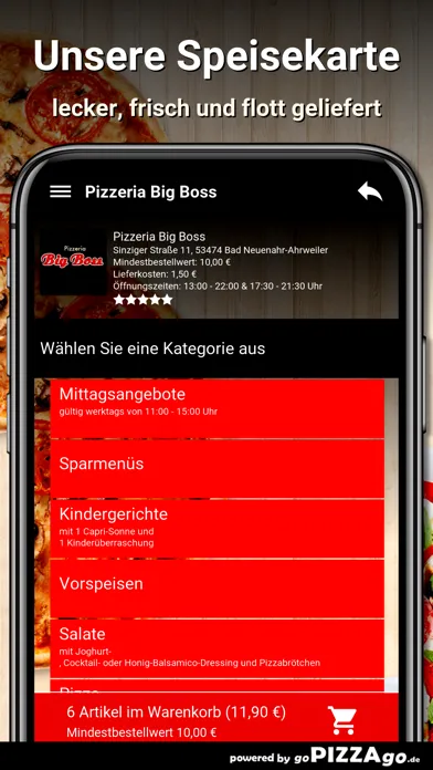 Captures d'écran de Pizzeria Big Boss Bad Neuenahr